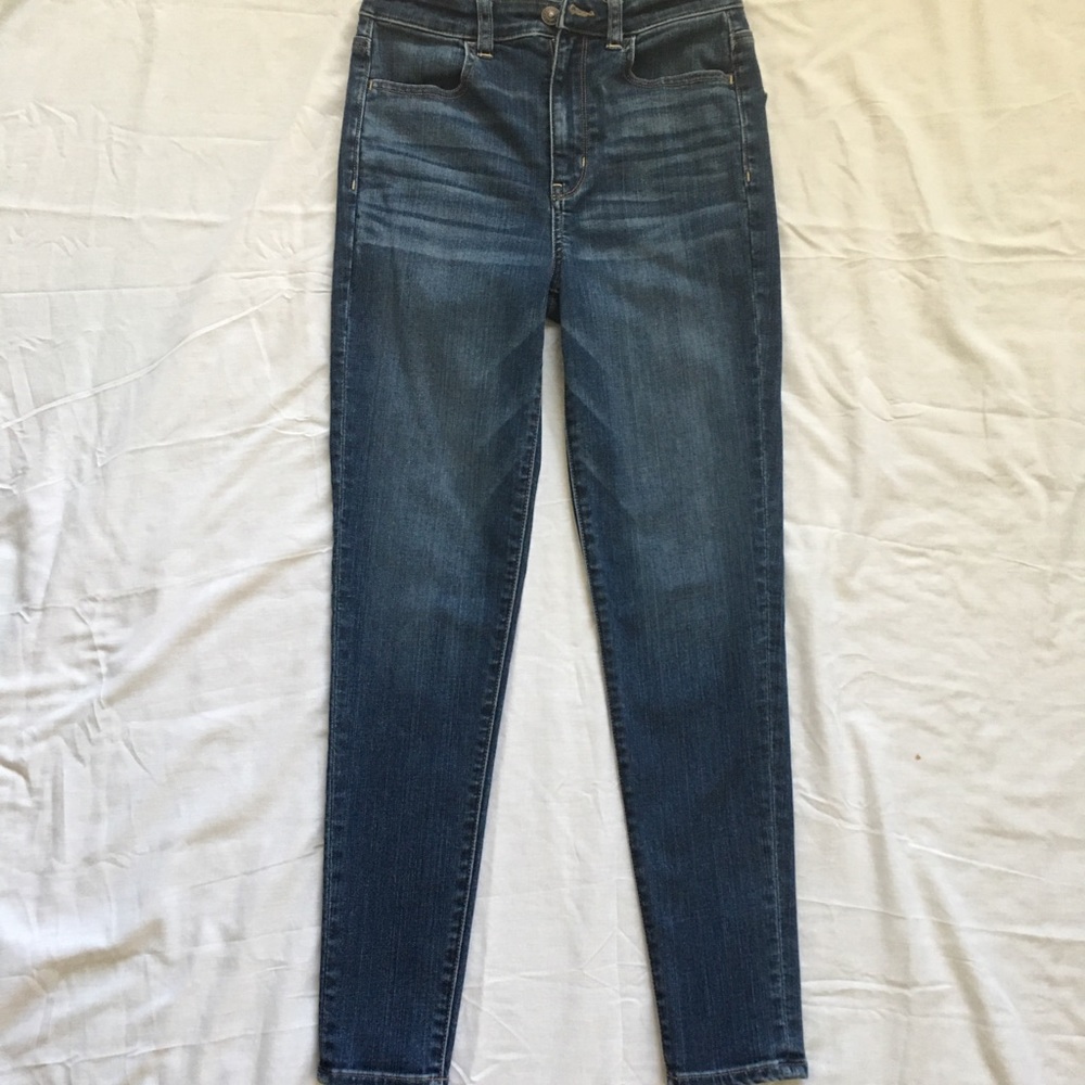 Girls American Eagle Blue Jeans Sz 2